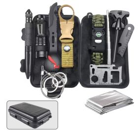 12 IN 1 Outdoor Survival Kit