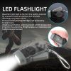 3 LED Hand Pressing Dynamo Crank Power Wind Up Flashlight Torch Light Hand Press Crank Camping Lamp Light for Outdoor Home