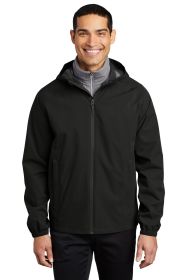 Port Authority Essential Rain Jacket J407 (Color: Deep Black, size: 2XL)